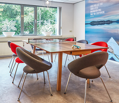 Ping tafel in de vergaderruimte