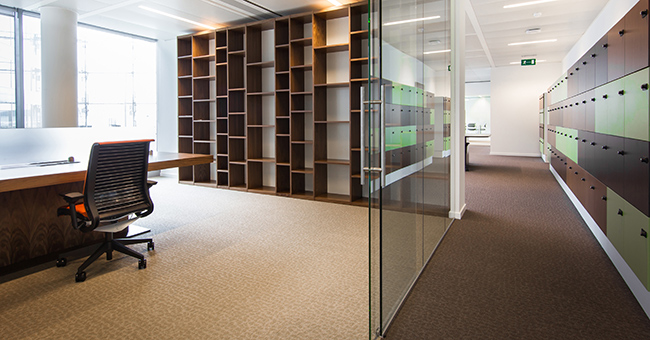 Ook maatwerk kasten en lockers worden door Lande gemaakt 