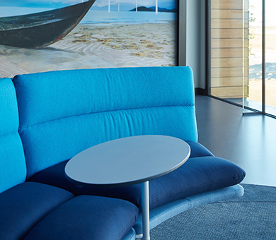 In de boardroom staat de Tuirning Talks voor allerlei overleggen.